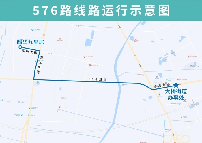 济南起步区首个回迁社区迎来公交车，576路开通串起多条主路！