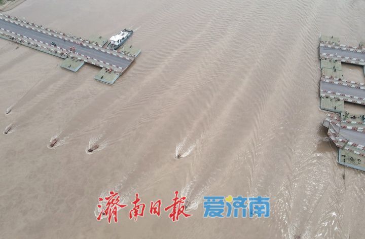 让路调水调沙，黄河济南段泺口浮桥拆除