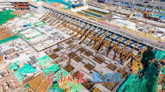 项目强省会｜济南千佛山站TOD项目加速建设，助力实现“山城融合”