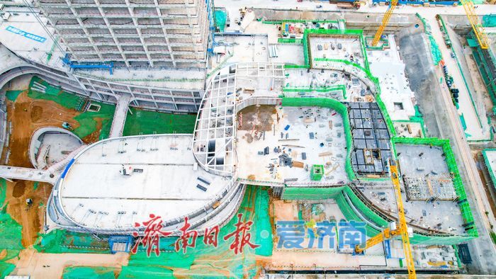 项目强省会｜济南城投经贸生态港科创产业园建设蹄疾步稳 济钢片区崛起AI产业新高地