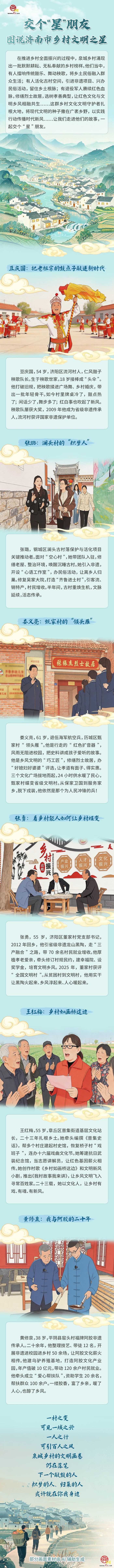交个“星”朋友——图说济南市乡村文明之星