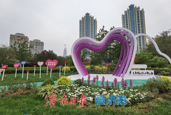 一年四季 泉在济南丨顺河西街街角公园惊艳亮相，暖心设计点亮城市微空间