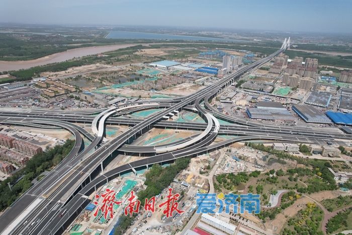 济南零点立交改扩建项目进入最后冲刺阶段