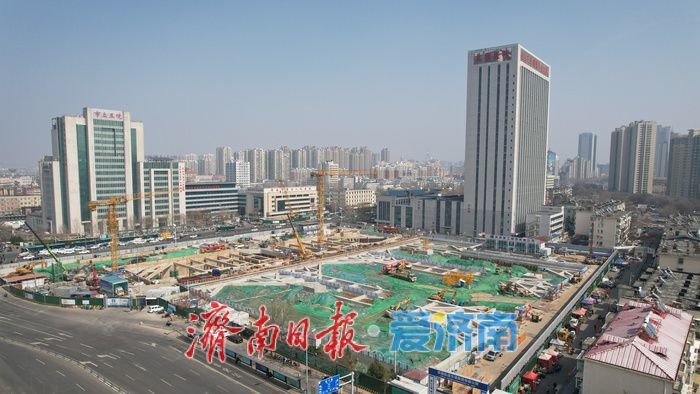 项目强省会｜济南市立五院轨道交通TOD综合体项目建设稳步推进