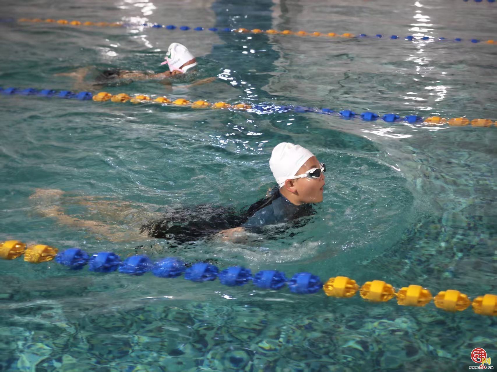 泳往直前！经纶小学首届家校社泳池赛场燃情开赛