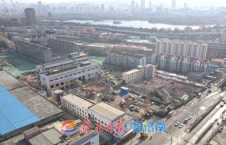 济南明湖热电厂片区拆除工作进展顺利