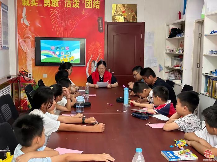 各位乘客，明水街道暖心课堂小火车到站啦！