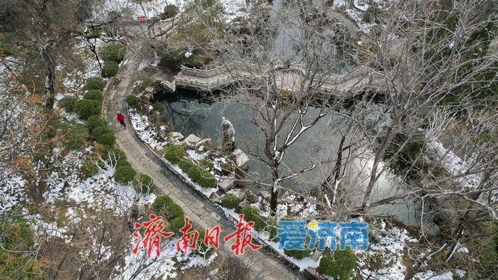 雪后五龙潭，一步一景皆诗意