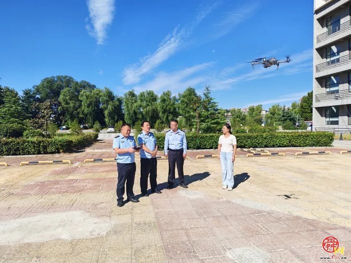 空地联动巡防！济南市开展国庆假期无人机飞巡安全生产检查