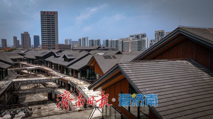 项目强省会｜航拍天桥区万虹中心项目，感受最新建设细节