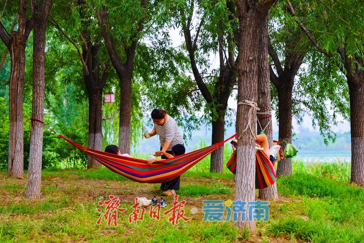 多云微凉风光好 市民畅游华山湖乐享惬意假期时光