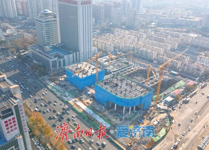 打造立体化城市新地标，济南市立五院轨道交通TOD综合体项目“拔地而起”