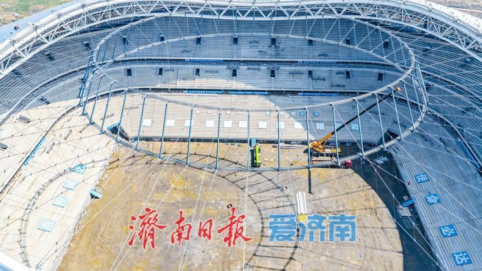 项目强省会｜山东首座6万座专业足球场进入攻坚期 多点发力提速冲刺精品工程