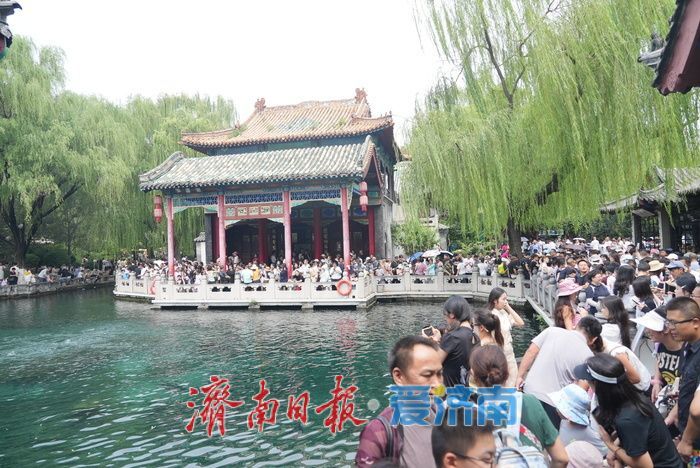 一年四季 泉在济南丨“趵突腾空”胜景在线 游客纷至沓来赏泉韵