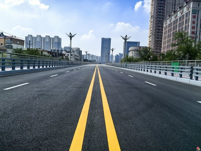 焕新通车！济南纬二路跨铁路天桥桥上路段改造完工