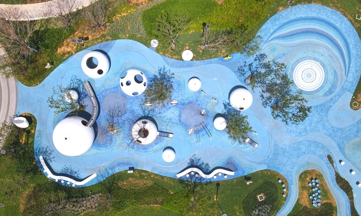 颜值提升，济南彩虹湖公园打造人才主题科创公园