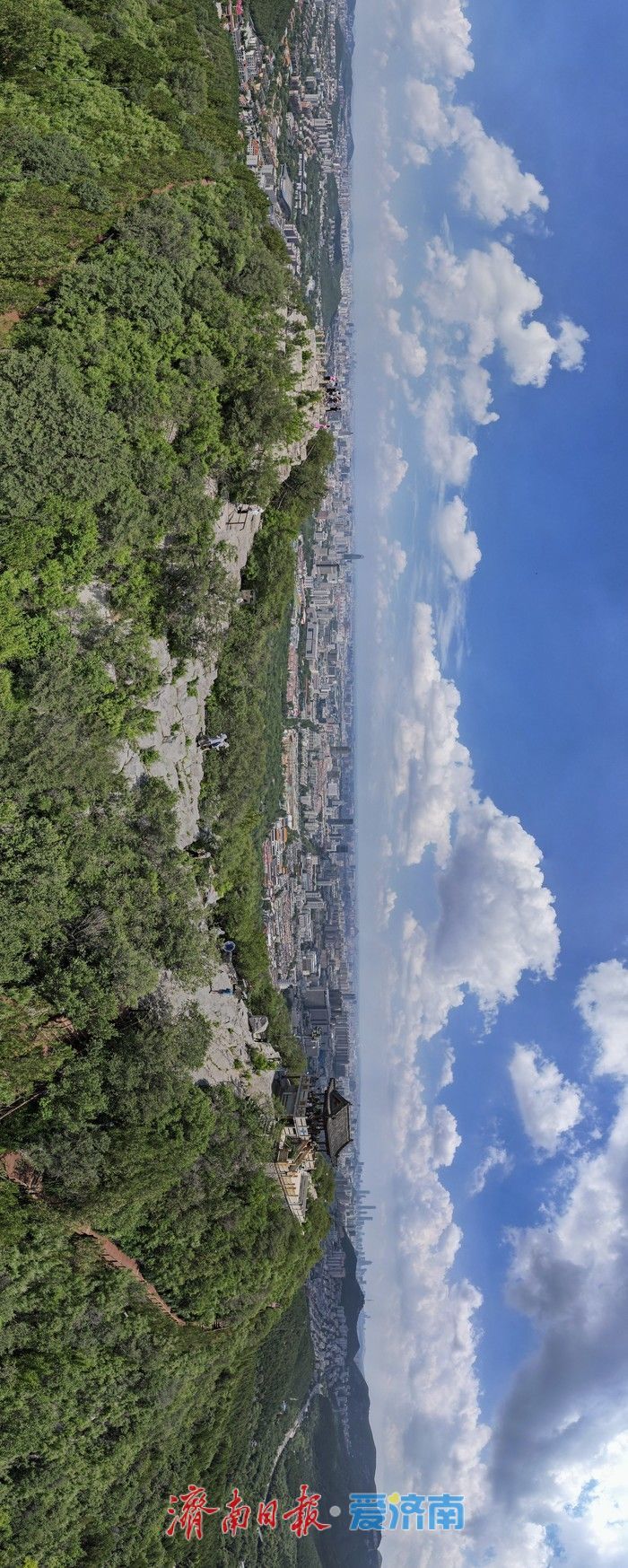一年四季 泉在济南丨雨霁云开登高望远，千佛山上风景独好