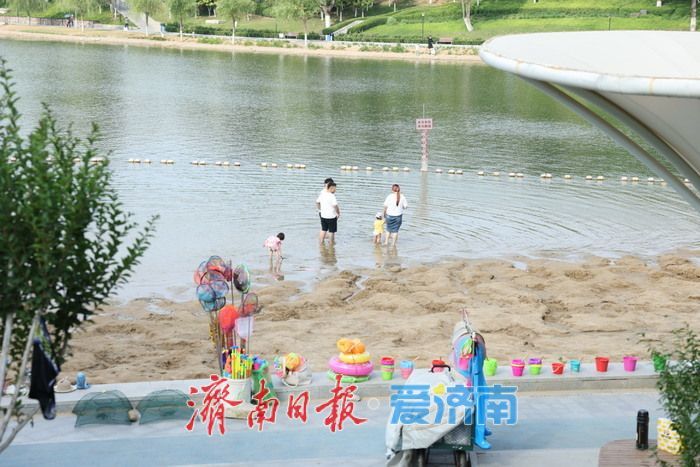 一年四季 泉在济南丨高温来袭，济南龙鼎滨水公园成市民避暑热门地