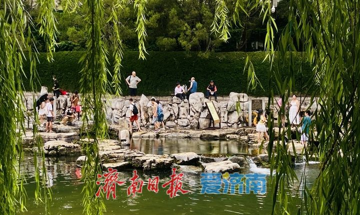 黑虎泉水位飙至29.79米创今夏新高，游客雨中尽享“虎啸”胜景