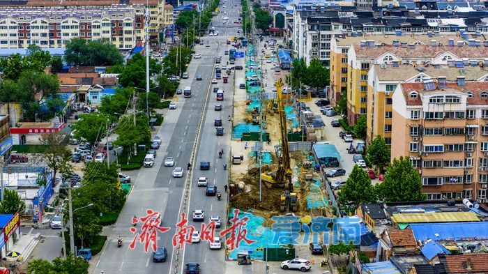 项目强省会｜天桥区无影山北路排水改造工程进入收尾阶段 预计5月30日完工