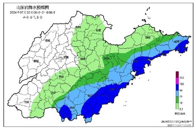 连续降雨今天开启 今夜莱芜钢城局部有大到暴雨