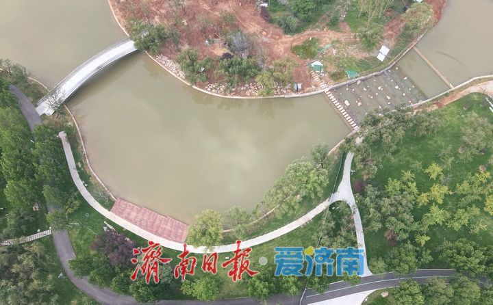 项目强省会｜彩虹湖公园试开放区域蓄水基本完成