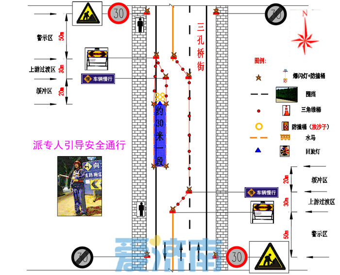 注意绕行！济南三孔桥街（北园大街-北坦大街）19日起进行供水管网漏损治理工程施工