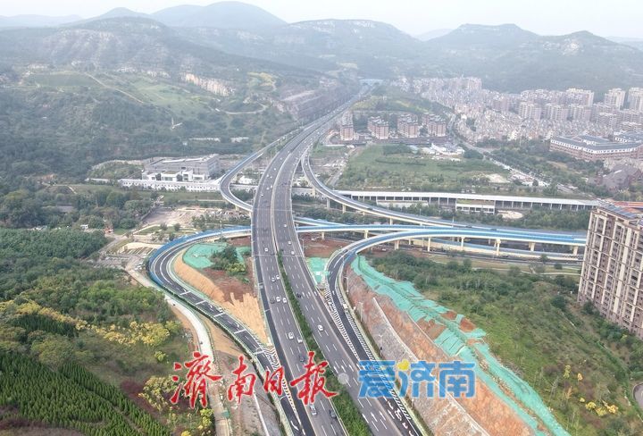 济南二环南路龙鼎立交新建匝道桥工程9月29日零时开放通行
