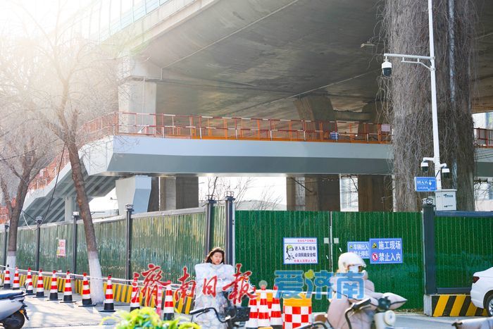 项目强省会｜全福立交桥西侧将新添一座人行天桥 现已完成主桥吊装