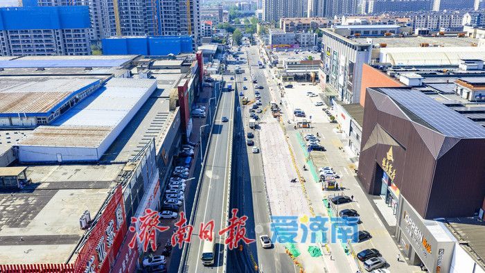天桥区生产路大修改造工程稳步推进 预计7月15日竣工通车