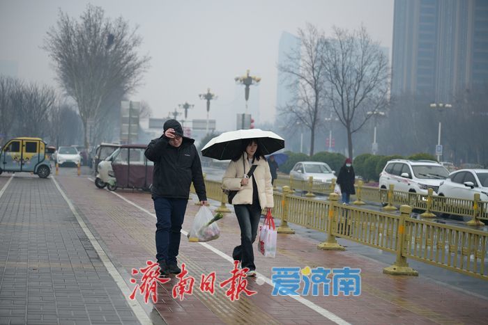 乍暖还寒 济南迎来三月首场降雨降温天气