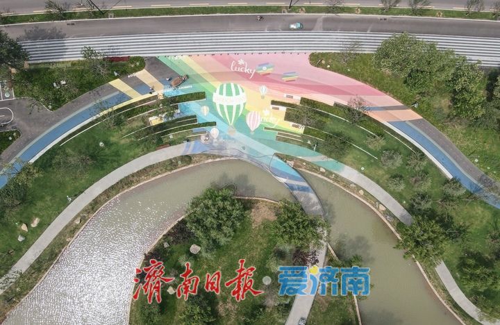 项目强省会｜济南彩虹湖公园试开放区域蓄水