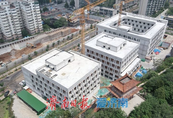 项目强省会｜济南中央商务区国际学校和科教中心项目主体结构混凝土浇筑完成