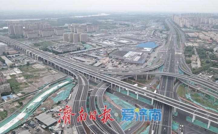 项目强省会｜济南新建零点枢纽互通立交焕新颜
