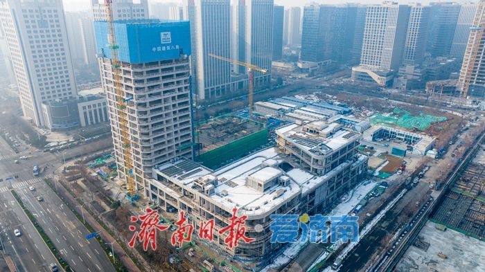 济南西客站片区中轴线再添地标，中轴线B-3构筑城市新引擎