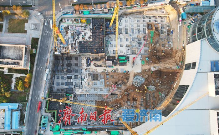 项目强省会｜济南西站中轴线217米新地标！山东国际会展中心21万平方米配套部分项目加速推进