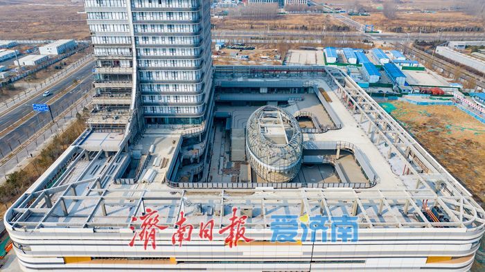 项目强省会｜济南西部新地标即将亮相：智慧停车场项目进入收尾阶段