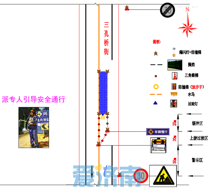 注意绕行！济南三孔桥街（北园大街-北坦大街）19日起进行供水管网漏损治理工程施工