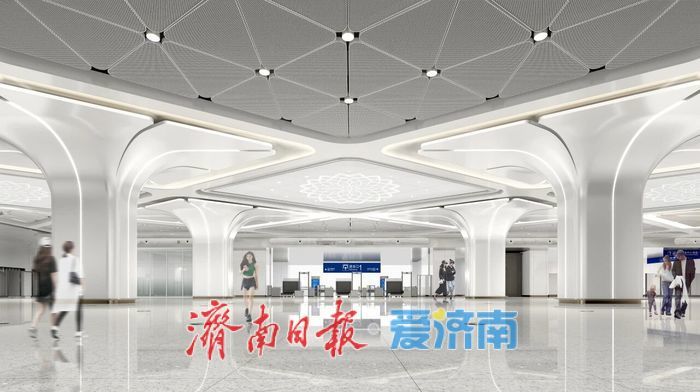 地下21米“种”荷花，济滨高铁遥墙机场站要“开”了！