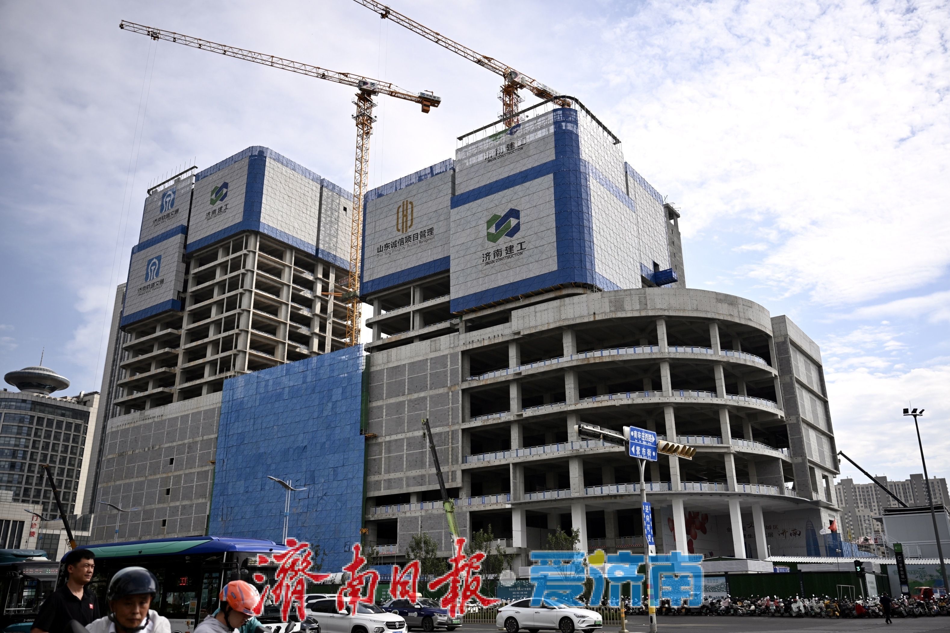 项目强省会｜济南轨交4号线市立五院站综合体加快建设 构建槐荫复合型TOD城市地标