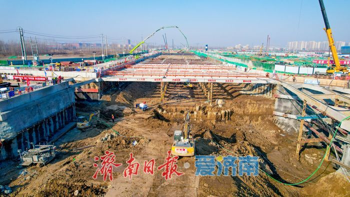 项目强省会｜黄河大道二期工程建设“加速跑”