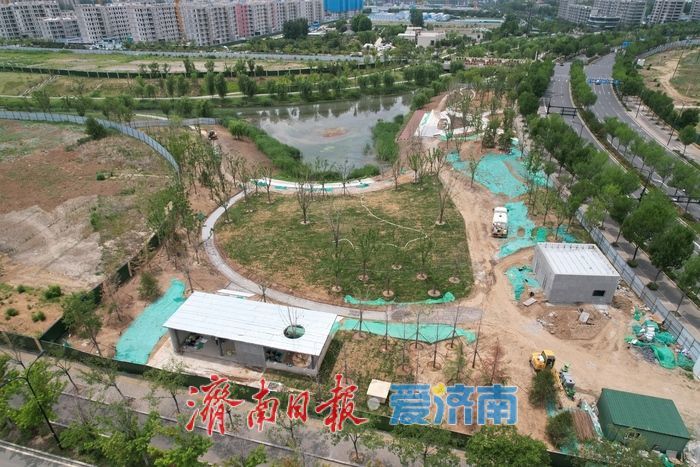 项目强省会｜济南龙脊河公园改造工程有序推进，预计7月中旬以崭新面貌开放