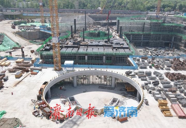 济南首个轨交地下TOD综合体主体施工，千佛山站将成城市新名片