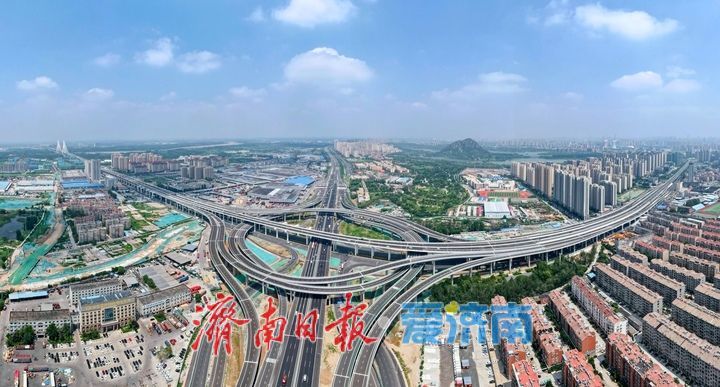 项目强省会｜济南黄河公路大桥扩建工程零点立交段西侧两处新建收费站放开交通