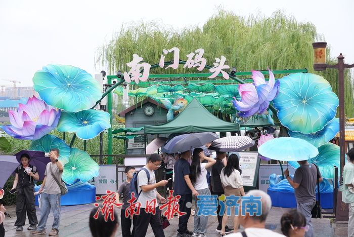 烟雨明湖 水墨泉城
