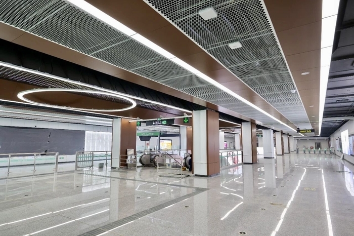 济南地铁4、8号线和6号线东段车站实景图又“上新”