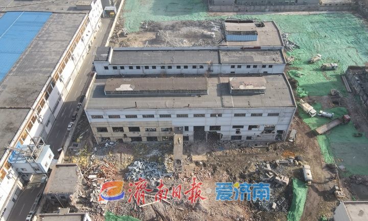 济南明湖热电厂片区拆除工作进展顺利