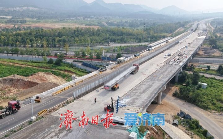 既有车道4改8，济南绕城高速“扩容”迎新貌