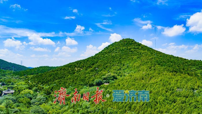 蓝天白云刷屏泉城，登高远眺CBD古今同框入画