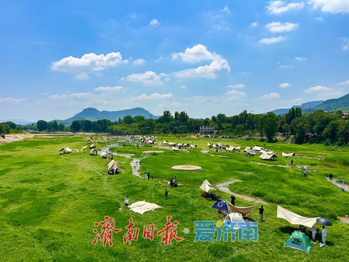 仲宫营而村端午露营热潮拉满山野氛围感